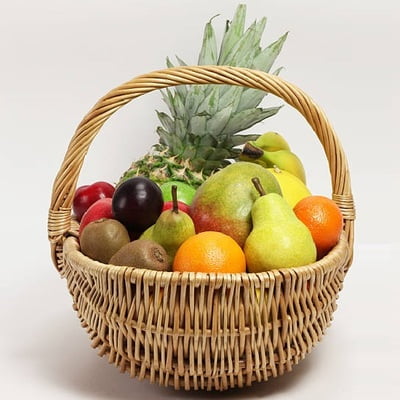 2 Kg Mixed Fruits with Basket