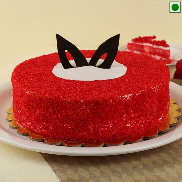 Red Velvet Eggless Cake Red Velvet Eggless Cake