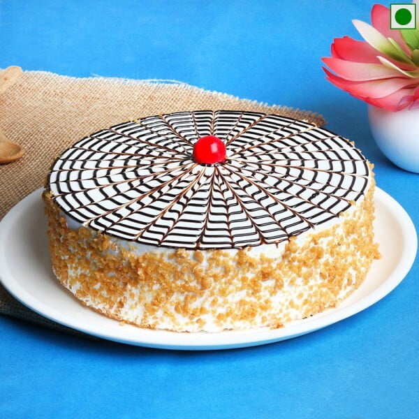 Eggless ButterScotch Cake Eggless ButterScotch Cake