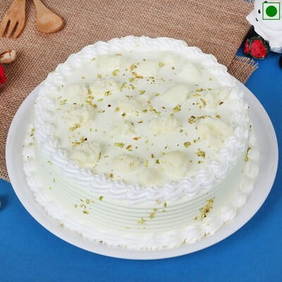 Rasmalai Eggless Cake