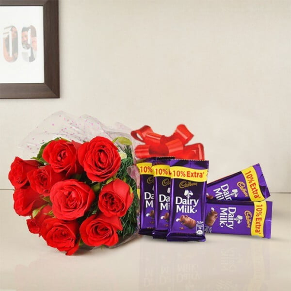 Red Roses Chocolate Combo