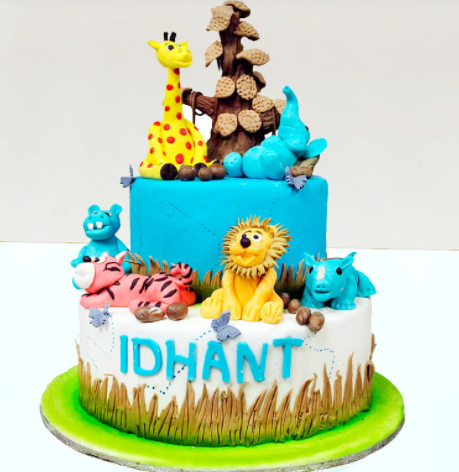 2-Tier Jungle Cake-4Kg 2-Tier Jungle Cake-4Kg