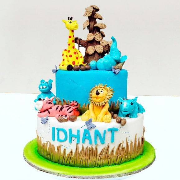 2-Tier Jungle Cake- 4KG 2-Tier Jungle Cake- 4KG