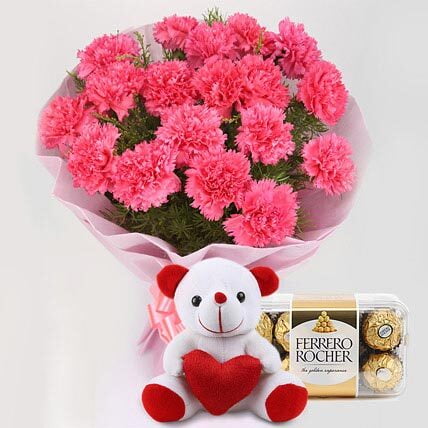 Sweet Carnations Combo