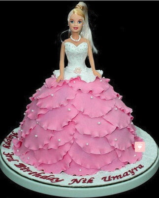 Cake Barbie Doll