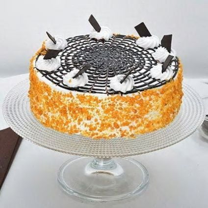 Round Butterscotch Cake