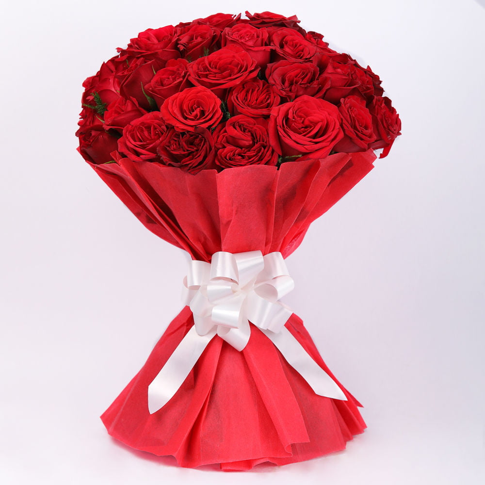 For Someone Special Red Roses In Red Packing For Someone Special Red Roses In Red Packing