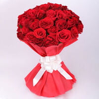 For Someone Special Red Roses In Red Packing