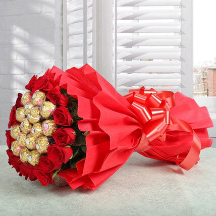 Bouquet of Ferrero Rocher Chocolates Bouquet of Ferrero Rocher Chocolates