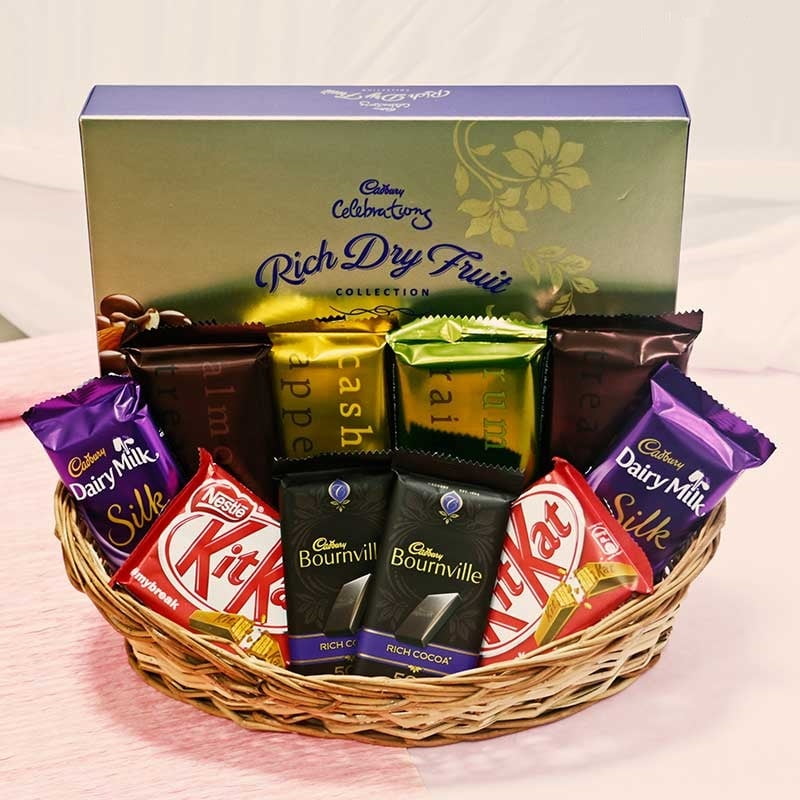 Mixed Basket of chocolates Mixed Basket of chocolates