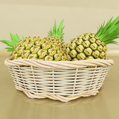 Basket of Pineapple