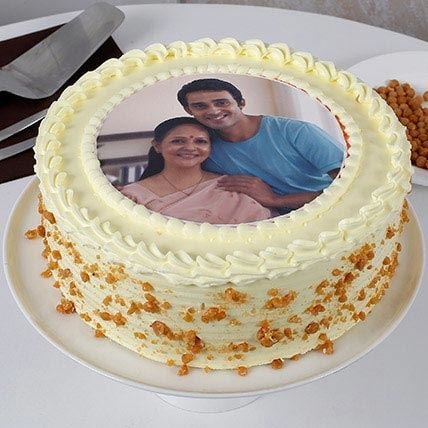 Photo Cake Butterscotch Photo Cake Butterscotch