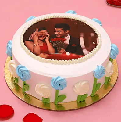 Affection Photo Chocolate Cake