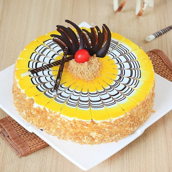 Send Butterscotch cake online to India  Cakes delivery in India   ExpressluvIndia