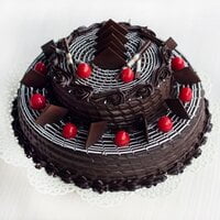 Two Tier Choco-Truffle Cake