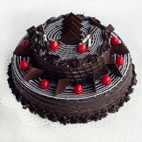 Two Tier Choco-Truffle Cake Two Tier Choco-Truffle Cake