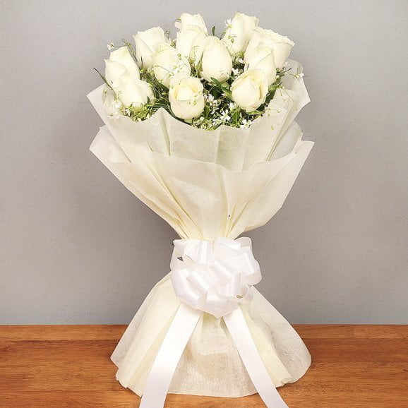 Bunch Of White Roses