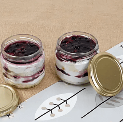 Mysterious Blueberry Jar Cake