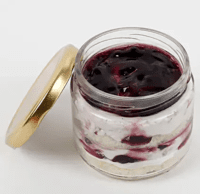 Mysterious Blueberry Jar Cake