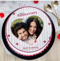 Perfect Balance Anniversary Cake