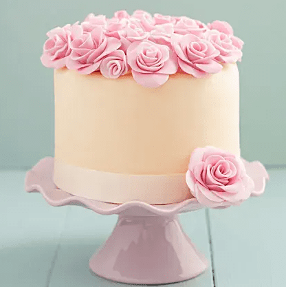 Floral Chocolate Cake