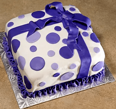 Designer Blue Chocolate Gift Cake 1Kg