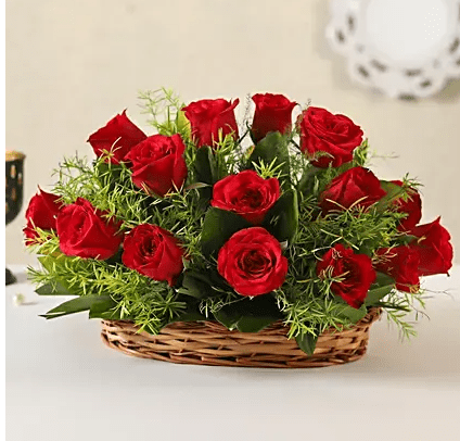 15 Red Roses Arrangement