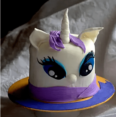 Purple Unicorn Truffle Cake-1Kg