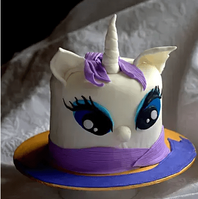 Purple Unicorn Truffle Cake-1Kg