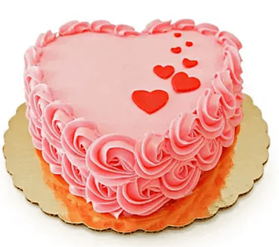 Floating Hearts Cake 1kg Chocolate