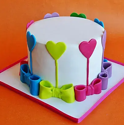 Colors Of Love Cake 1kg Vanilla