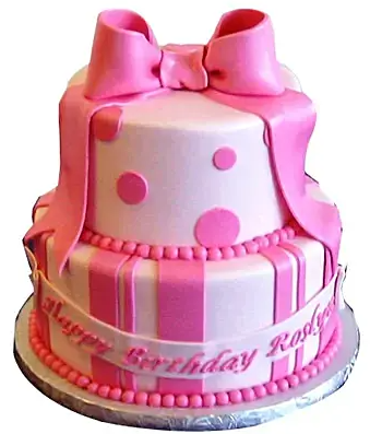 Cute Pink Gift Cake 3kg