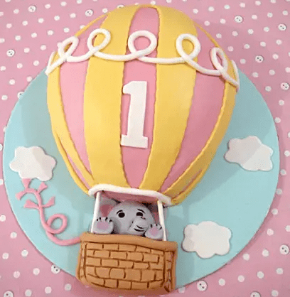 Flying Balloon Elephant Cake 3Kg