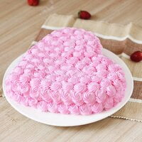 Heart Shaped Strawberry Eggless Cake Heart Shaped Strawberry Eggless Cake
