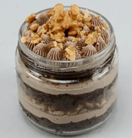 Yummy Choco Walnut Cake Jar