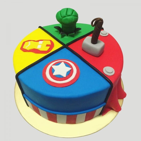 Mighty Avengers Cake Mighty Avengers Cake