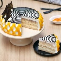 Tangy Mango Eggless cake