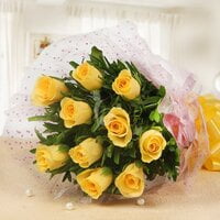 Sun-kissed Yellow Roses
