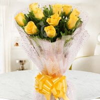 Sun-kissed Yellow Roses