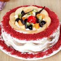 Red Velvety And Fruity Delight Red Velvety And Fruity Delight